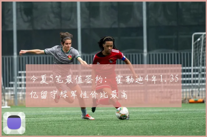 今夏5笔最值签约:霍勒迪4年1.35亿留守绿军性价比最高